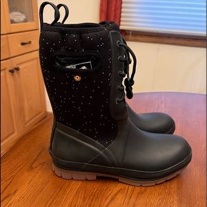 Bogs Crandall Lace Speckled Waterproof Women’s 8